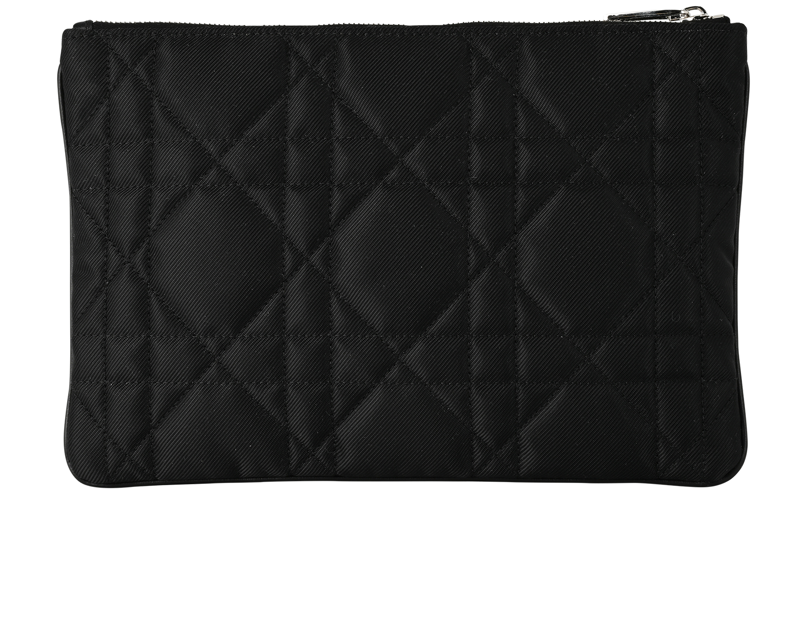 Christian Dior Cannage Pouch, &pound;220, Accessories, Black, Canvas, Back view